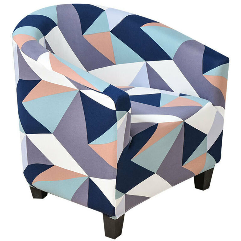 Mowze - PinkExtendable Convertible Armchair Cover,Easy to Install and Wash, Chair Cover with Armrests Armchair Cover for Counter Bar Living Room