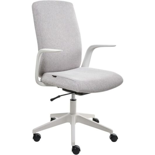 Office Chair CAPTAIN Fabric Light Grey