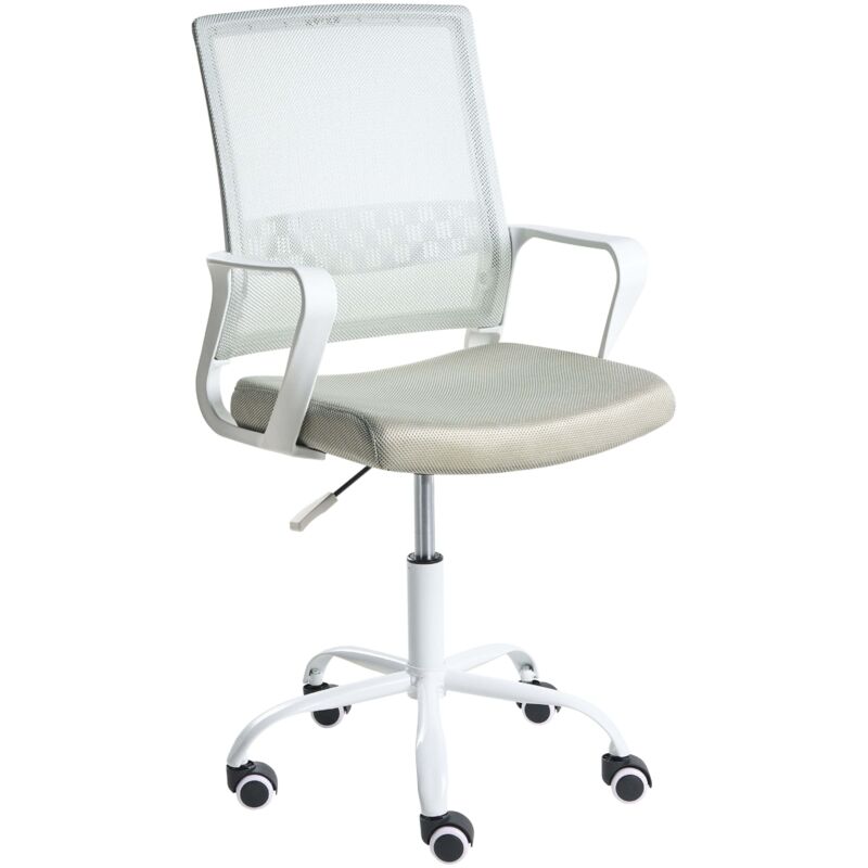 Office Chair Mint Mesh Fabric Upholstery Adjustable Height Swivel Desk Computer Home Office EASE