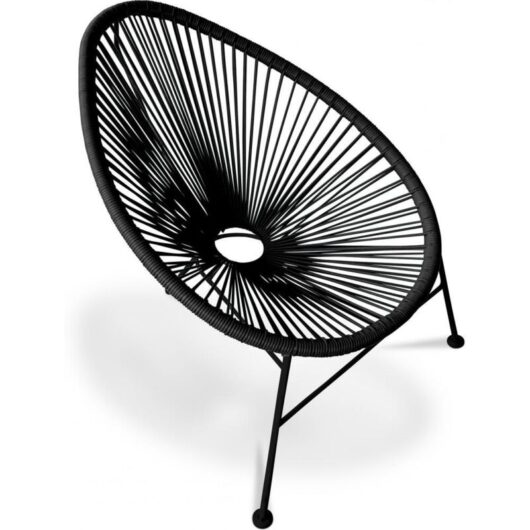 Outdoor Chair - Outdoor Garden Chair - Acapulco Black