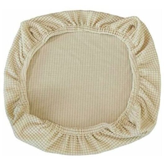 Pieces Elastic Spandex Chair Covers - Washable - for Office Chairs, Dining Room, Bar, Wedding Party Decoration (Beige)
