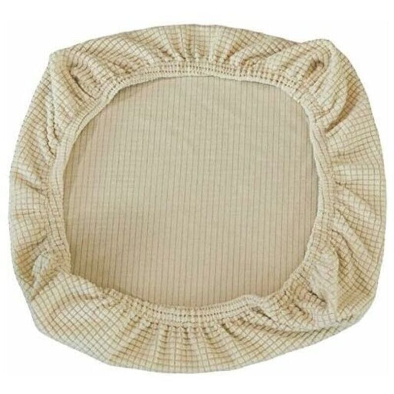 Pieces Elastic Spandex Chair Covers - Washable - for Office Chairs, Dining Room, Bar, Wedding Party Decoration (Beige)