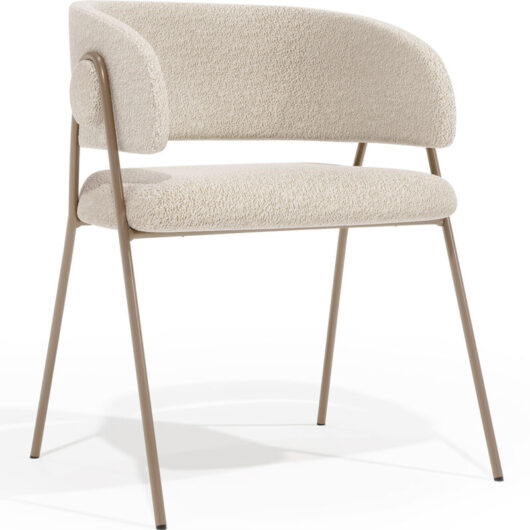 Privatefloor - Dining Chair - Upholstered in Fabric - Roaw Beige