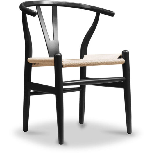 Privatefloor - Wooden Dining Chair - Scandinavian Style - Wish Black