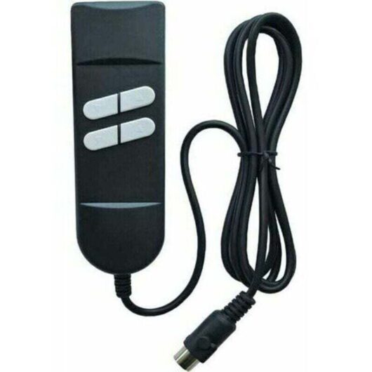 Remote control for electric recliner chair, manual control for lift chair, 4 buttons, 5 pins, used for 2 motors - reclining chair or high and low