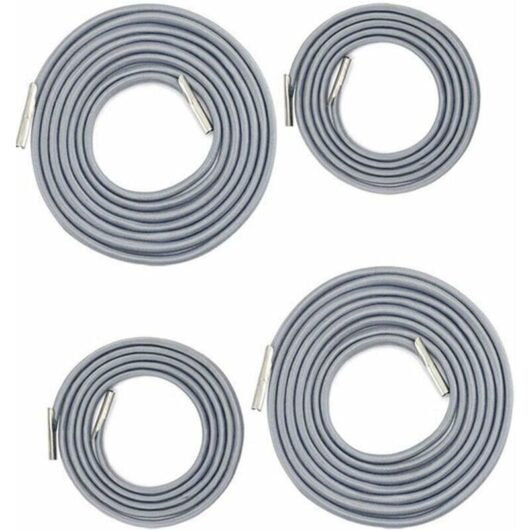Replacement Universal Elastic Cord for Relaxing Chair, Chaise Longue, Zero Gravity Folding Chair, Bungee Relaxing Chair (2 x 2.2m + 2 x 1.4m dark