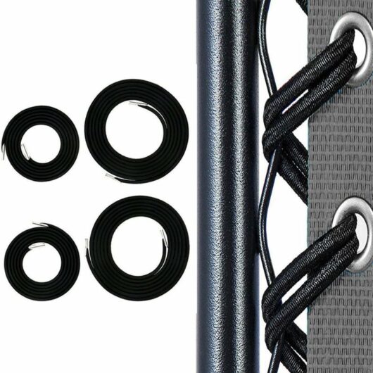 Serbia - Corde de rechange, 4 cordes élastiques universs en dent pour chaise pliante et inclinable à gravité zéro, chaise lone de jardin, chaise