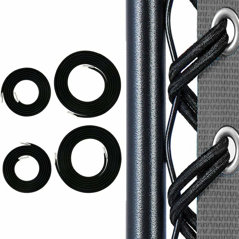 Serbia - Corde de rechange, 4 cordes élastiques universs en dent pour chaise pliante et inclinable à gravité zéro, chaise lone de jardin, chaise