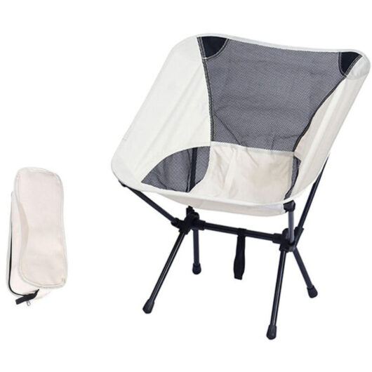Small folding outdoor chair, fishing chair with backrest, compact and portable camping chair, folding and portable camping chair