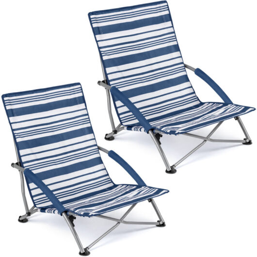 Trail Outdoor Leisure - Sisken Low Folding Beach Chair