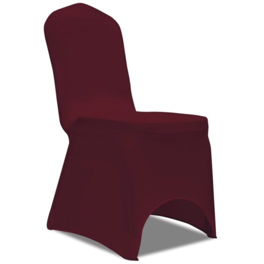 Vidaxl - 100 pcs Stretch Chair Covers Bordeaux