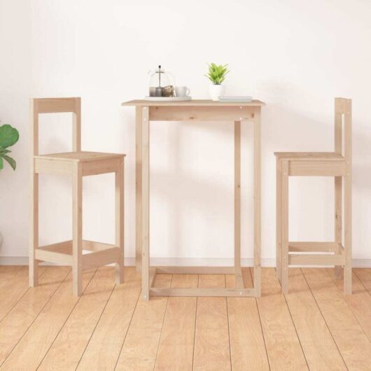 Vidaxl - Bar Chairs 2 pcs 40x41.5x112 cm Solid Wood Pine