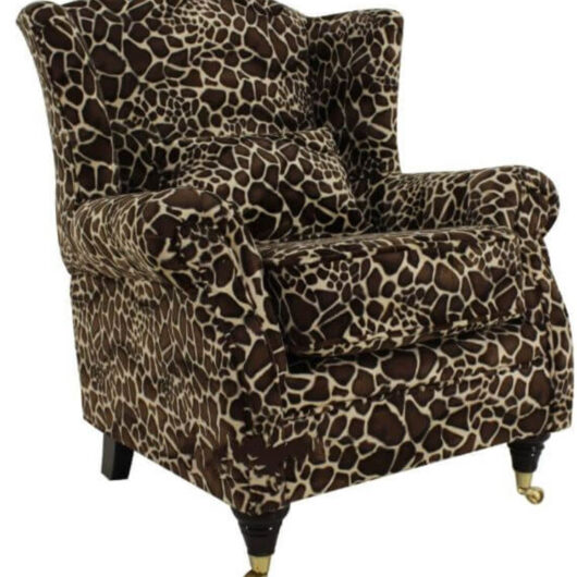 Wing Chair Fireside High Back Armchair Little Giraffe