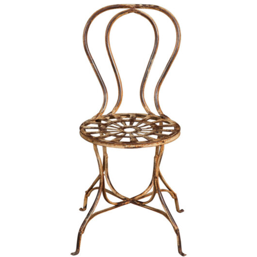 Biscottini - Wooden kitchen chair Dining chair 49x90x44 cm Outdoor chair Indoor chairs Garden chair Terrace chair Round seat chairs