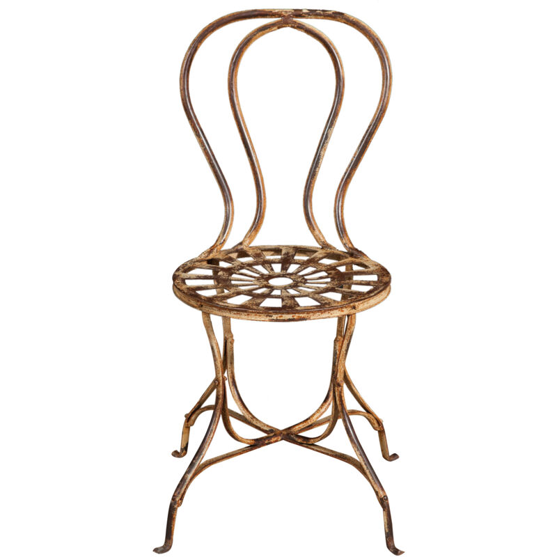 Biscottini - Wooden kitchen chair Dining chair 49x90x44 cm Outdoor chair Indoor chairs Garden chair Terrace chair Round seat chairs