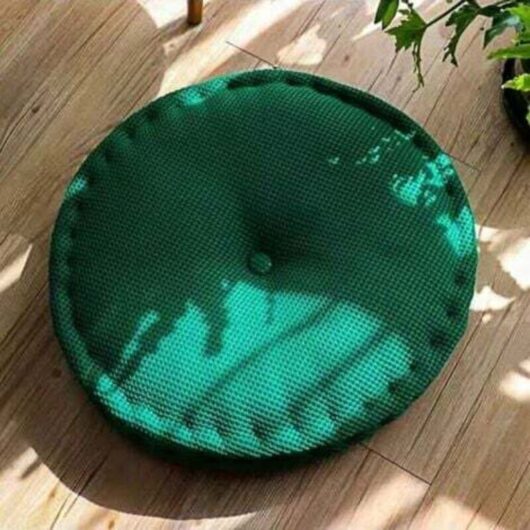 Chair Cushions, Chair Pads for Home, Office, Garden, Kitchen and Living Room Decoration, 40cm (Dark Green 1)