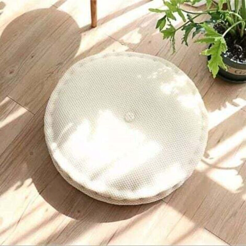 Chair Cushions, Chair Pads for Home, Office, Garden, Kitchen and Living Room Decoration, 40cm (White)