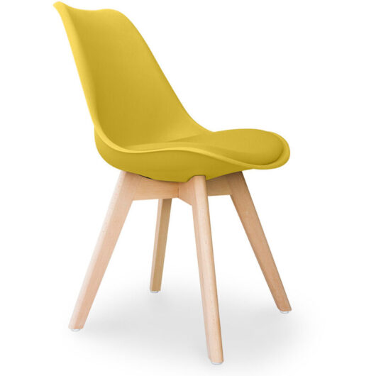 Dining Chair - Scandinavian Style - Denisse Yellow