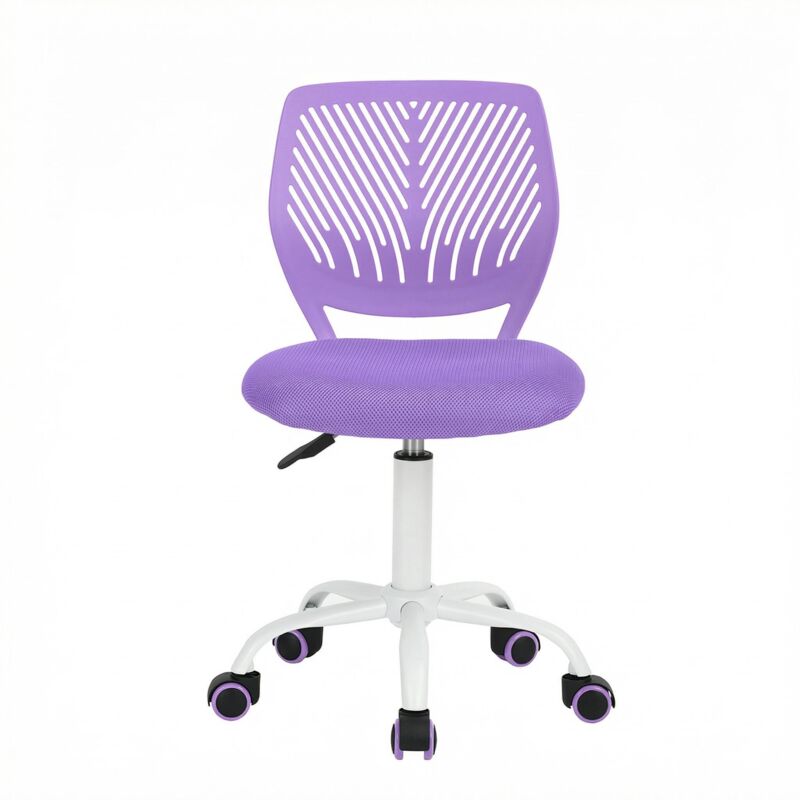 FurnitureR Swivel Office Chair Ergonomic Desk Chair Adjustable Height Computer Chair Fabric Task Chair for Home Office Study Bedroom