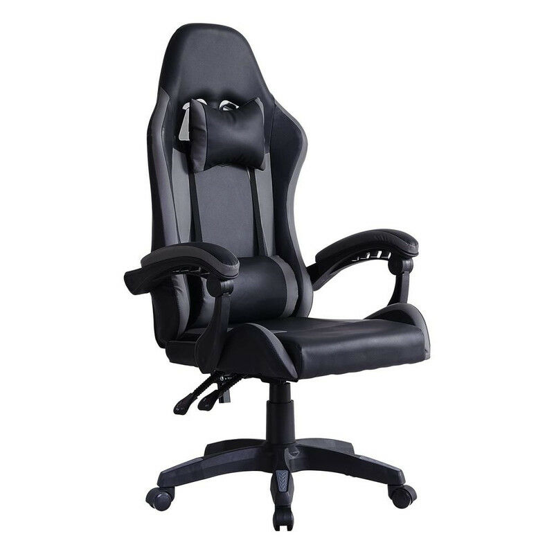 Gaming Chair Ergonomic Racing Office Chair Height Adjustable Mid-Back Computer Desk Chair with Headrest Armrest and Lumbar Support for Office and