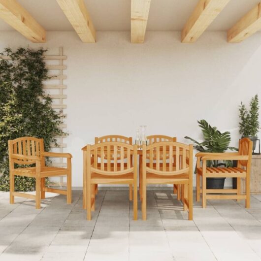 Garden Chairs 6 pcs 58x59x88 cm Solid Wood Teak vidaXL