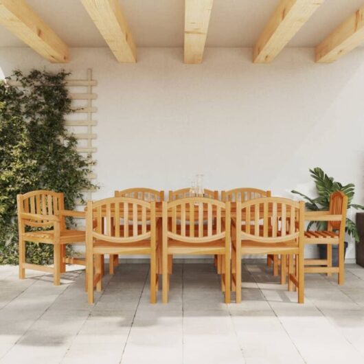 Garden Chairs 8 pcs 58x59x88 cm Solid Wood Teak vidaXL