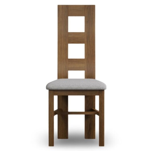 Linen Rustic Solid Oak Chairs