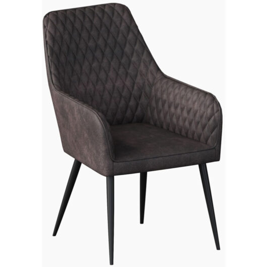 More4homes - set of 8 ella technology fabric dining chair modern padded seat metal legs