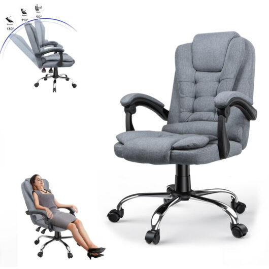 Naspaluro - Executive Office Chair High Back Desk Chair - Ergonomic Recliner Computer Chair - Gaming Chair with Tilt Function Heavy Duty for Home