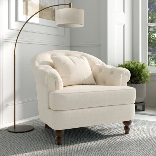 Richmond Ivory Linen Accent Chair