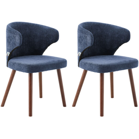 Set of 2 Upholstered Dining Chairs