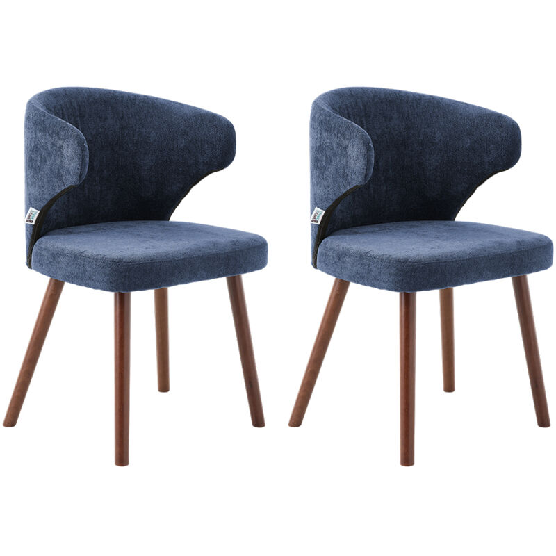 Set of 2 Upholstered Dining Chairs