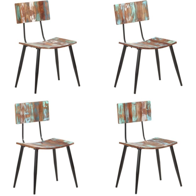 Vidaxl - Dining Chairs 4 pcs Solid Reclaimed Wood