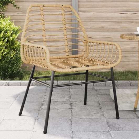 Vidaxl - Garden Chairs 2 pcs Brown Poly Rattan